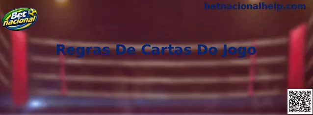 Regras De Cartas Do Jogo