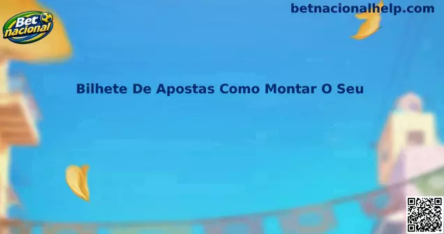 Bilhete De Apostas Como Montar O Seu